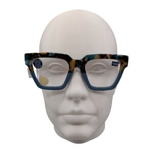 Peepers Take a Bow Blue Light Filtering Reading Glasses +2.00 Teal Botanico 3172